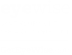 Eyewise Logo - Save your sight. See an optometrist. GetEyeWise.com